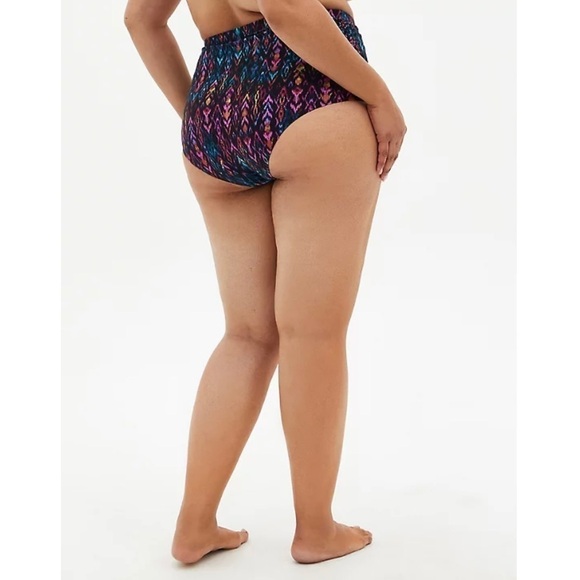 TORRID Multi Ikat Tankini & High Waisted Swim Set - Picture 7 of 10